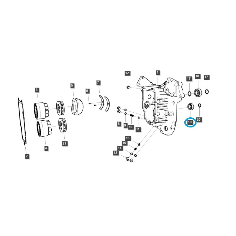 ložiska - Kuličkové ložisko / A0860043 / Traktor LS / č. 40151881