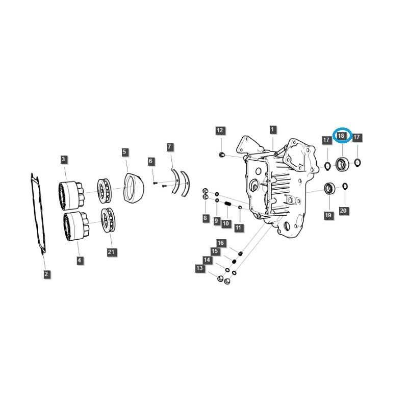 lozyska  - Łożysko kulkowe / A0862053 / LS Tractor / nr 40151889