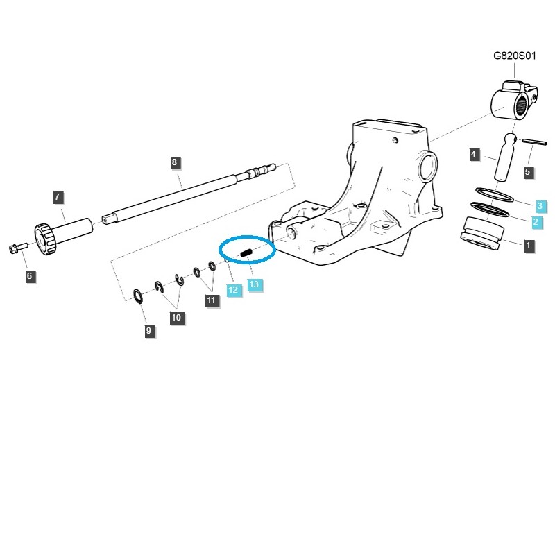 autres système hydraulique - Ressort de soupape hydraulique / TRG820 / Tracteur LS 40330366