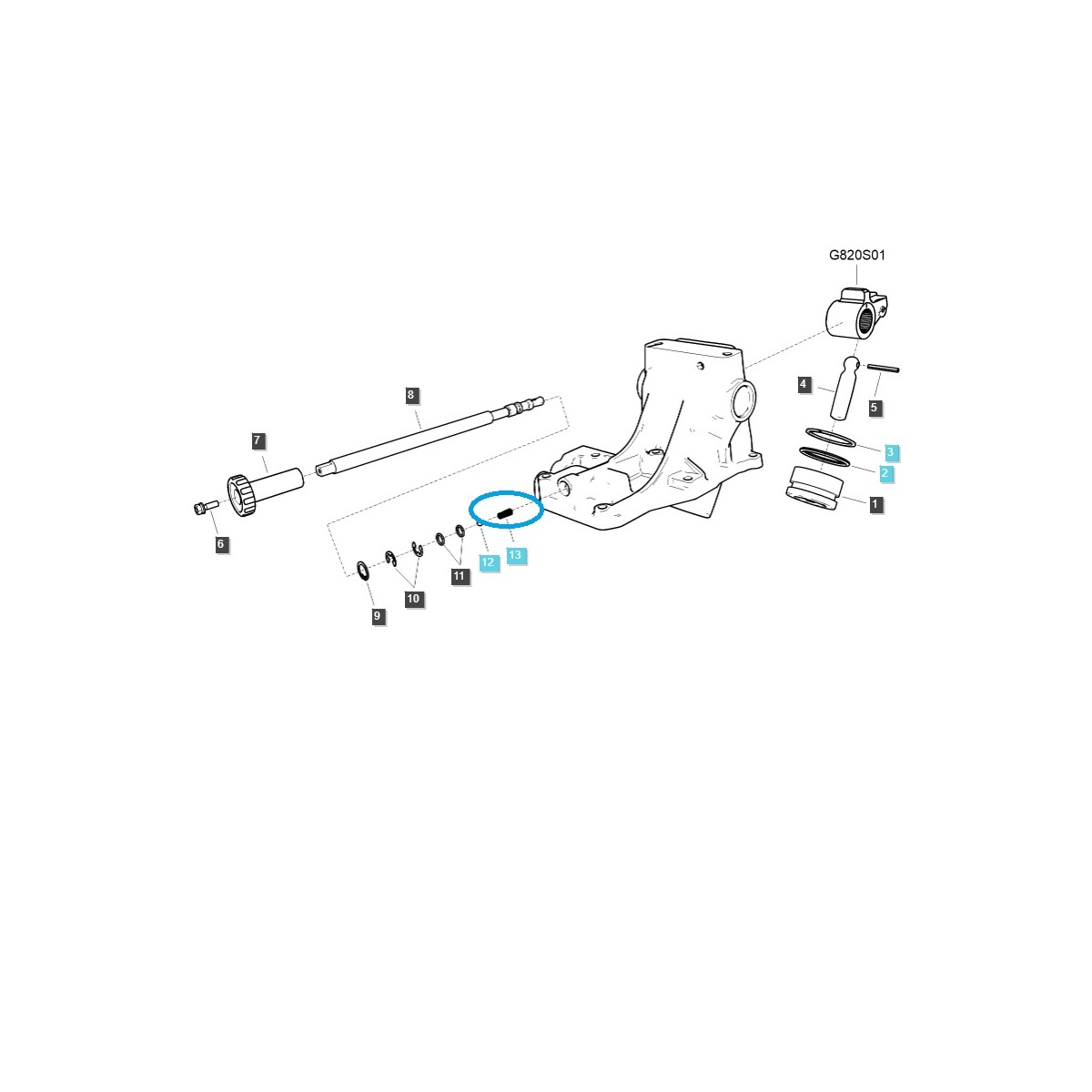 Hydraulic Valve Spring / TRG820 / LS Tractor 40330366