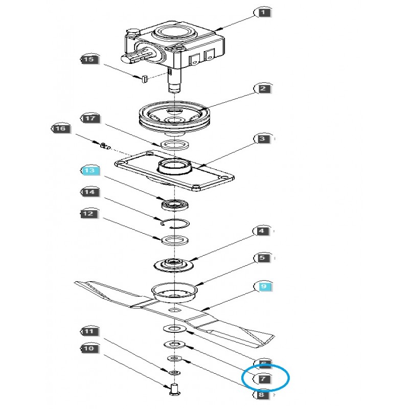 piezas para ls - Arandela hexagonal LM1160 / Tractor LS / 40365487