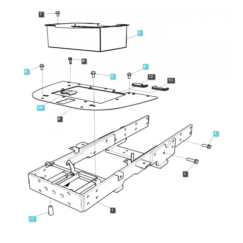 teile fur ls - Dichtung, Batterieplattenunterlegscheibe / TRG210 / LS Traktor / 40255617