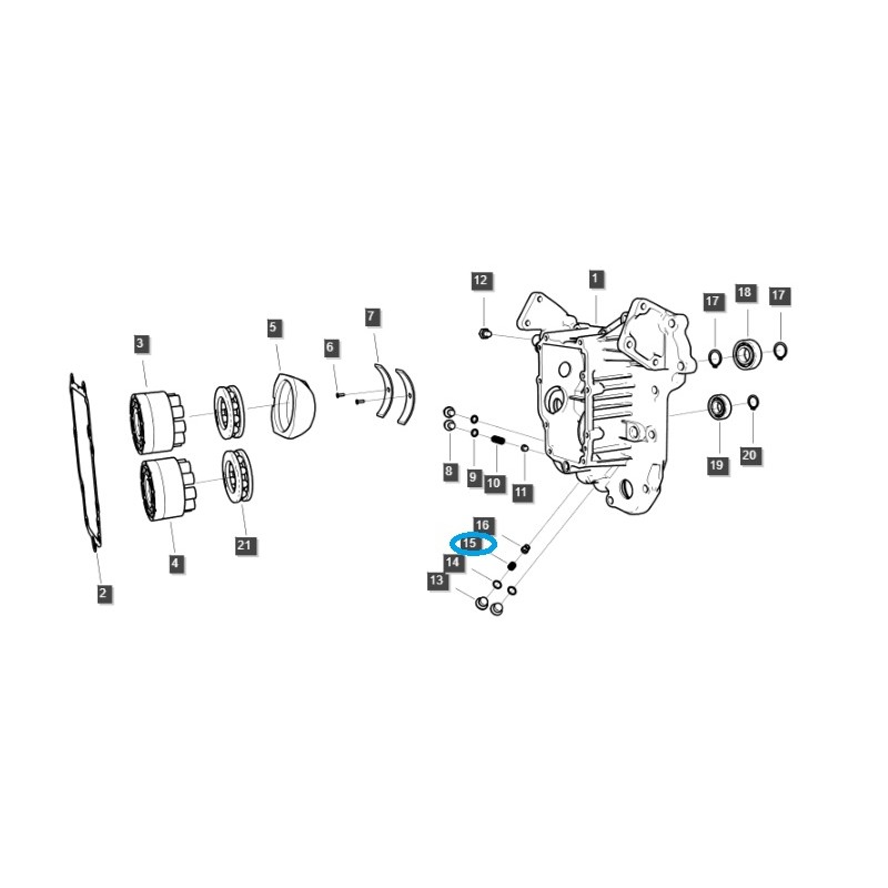 springs - Oil supply pressure adjustment spring / LS MT1.25 / 40341843