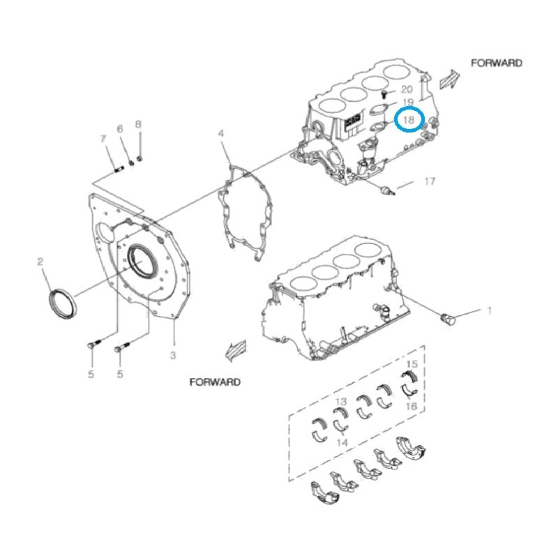 teile fur ls - Dichtung Q1100043 / EGQ110 / LS Traktor / 40006904