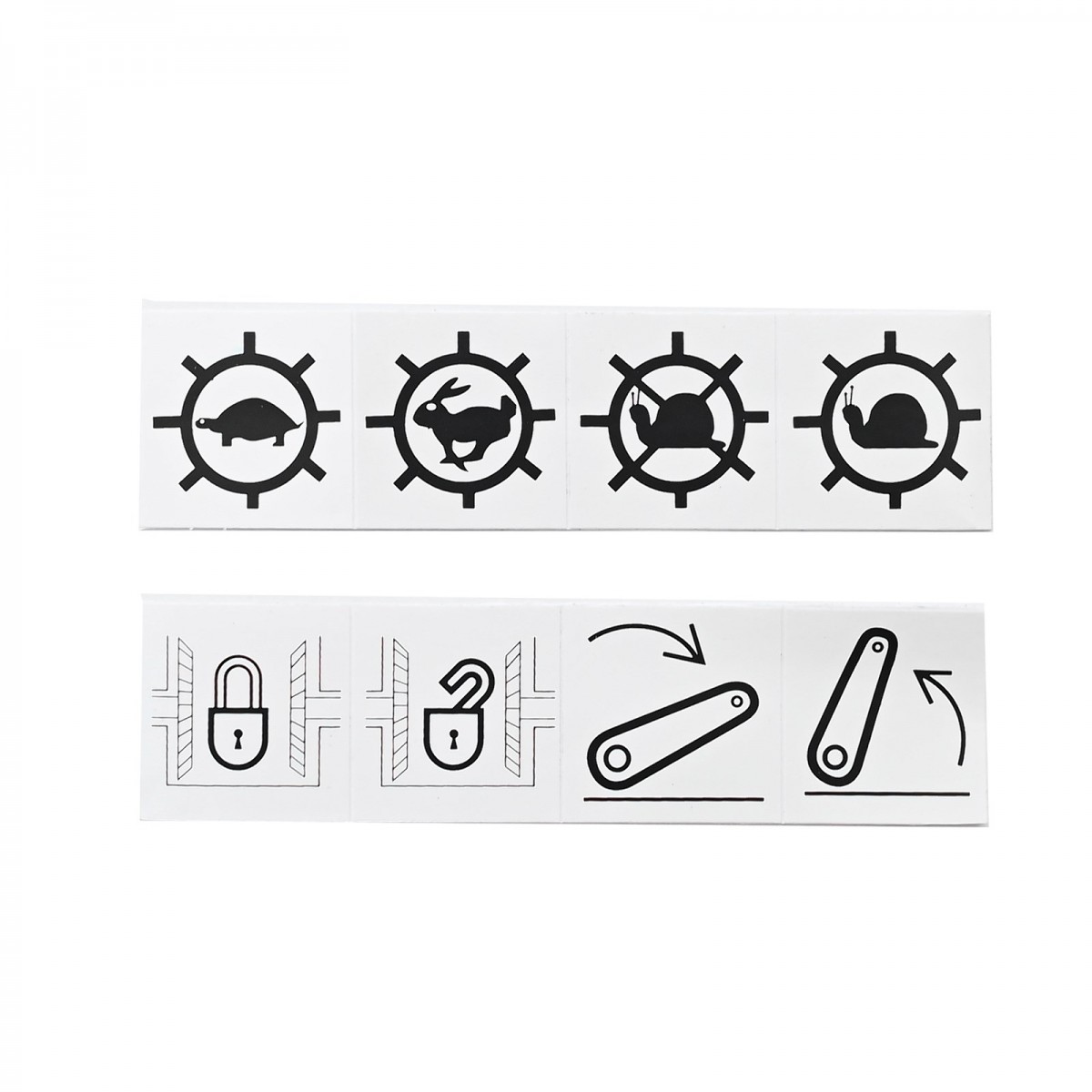 Autocollants 30x30mm (8 graphiques)