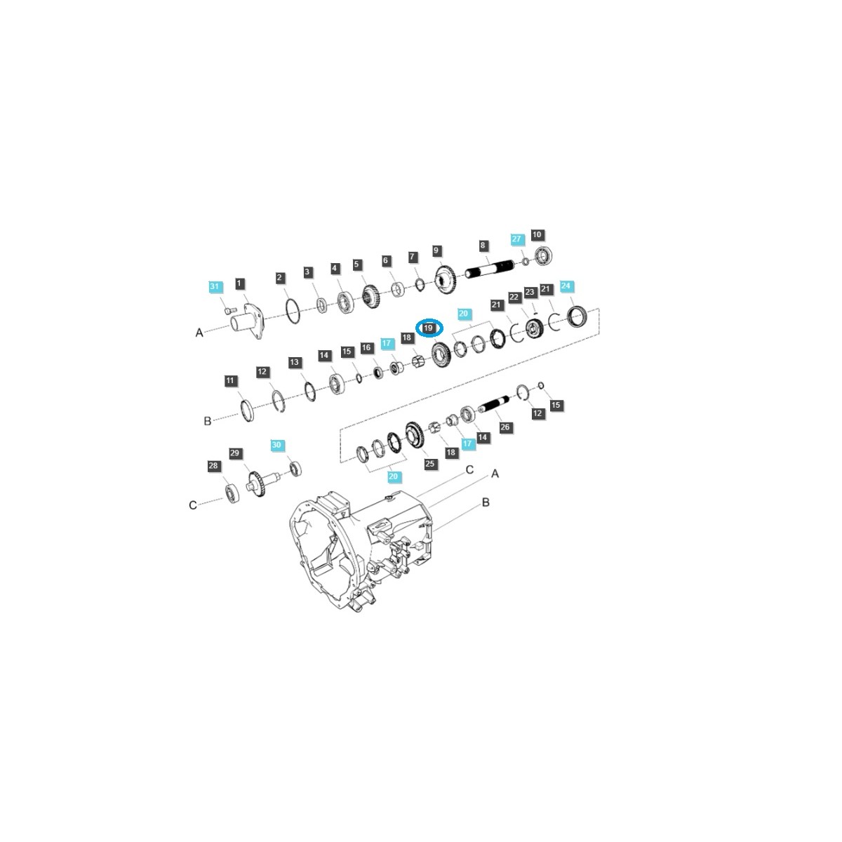 Sprocket / TRG281 / LS Tractor 40032374