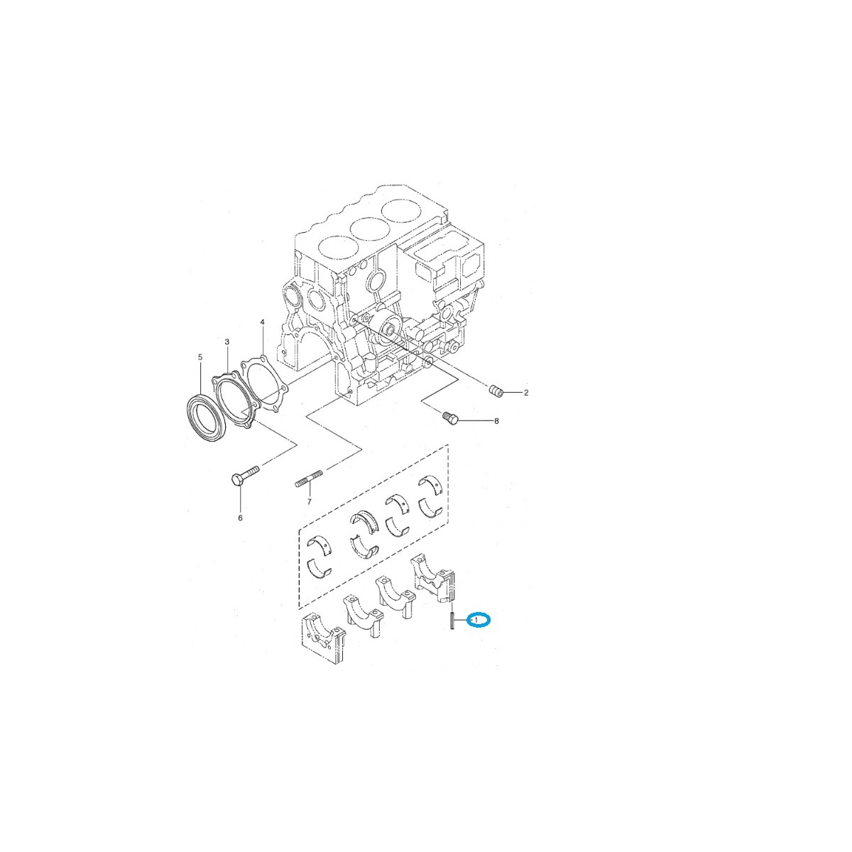 Bočné tesnenie / LS Tractor / LS XJ25 / LS J23 (HST) / LS J27 (HST) / LS i28 / LS i36 / LS R28i / LS R38i /40109211