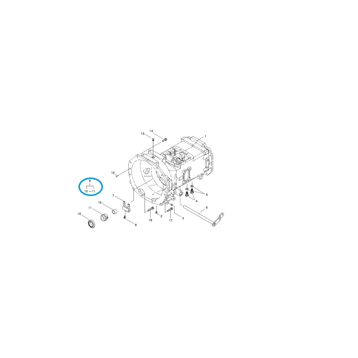 Clutch bearing hub A1250095 / TRG250 / LS Tractor / 40009833