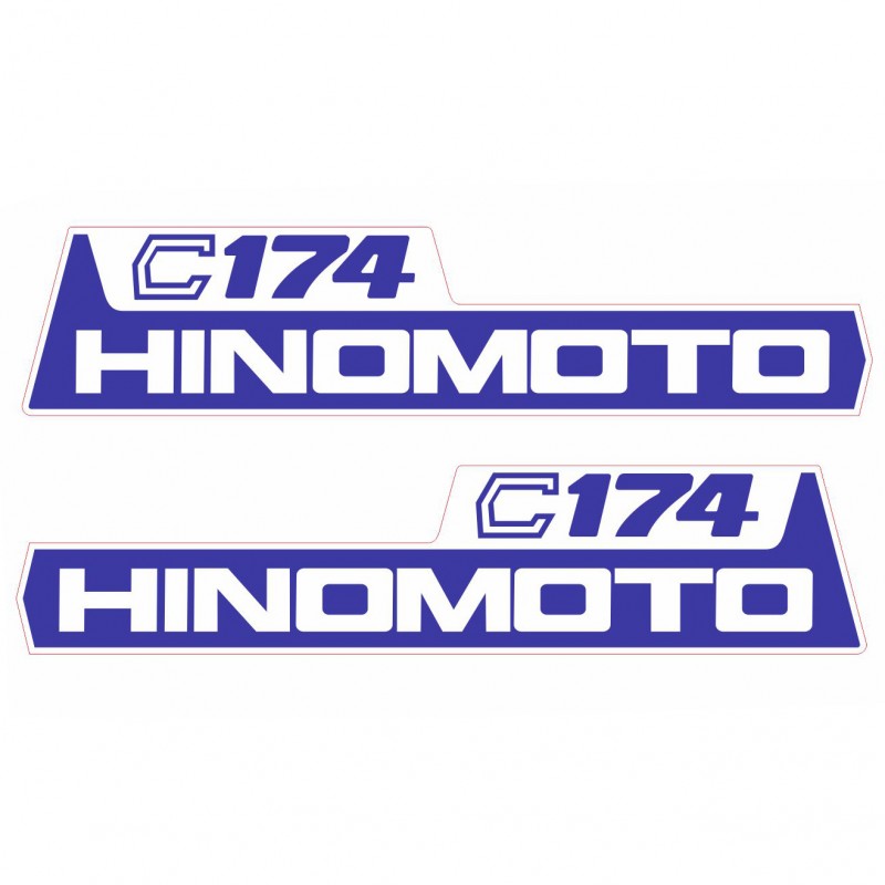 stickers - Hinomoto C174 stickers