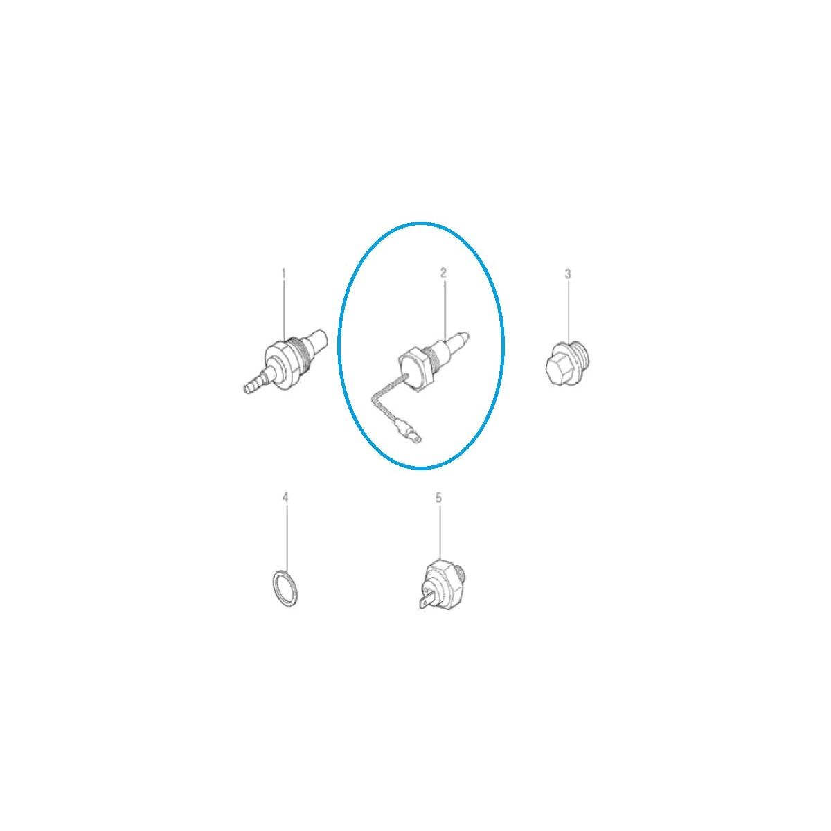 Interrupteur de thermostat LS XJ, R28i, R38i, i28, i36 / Tracteur LS / 40109164