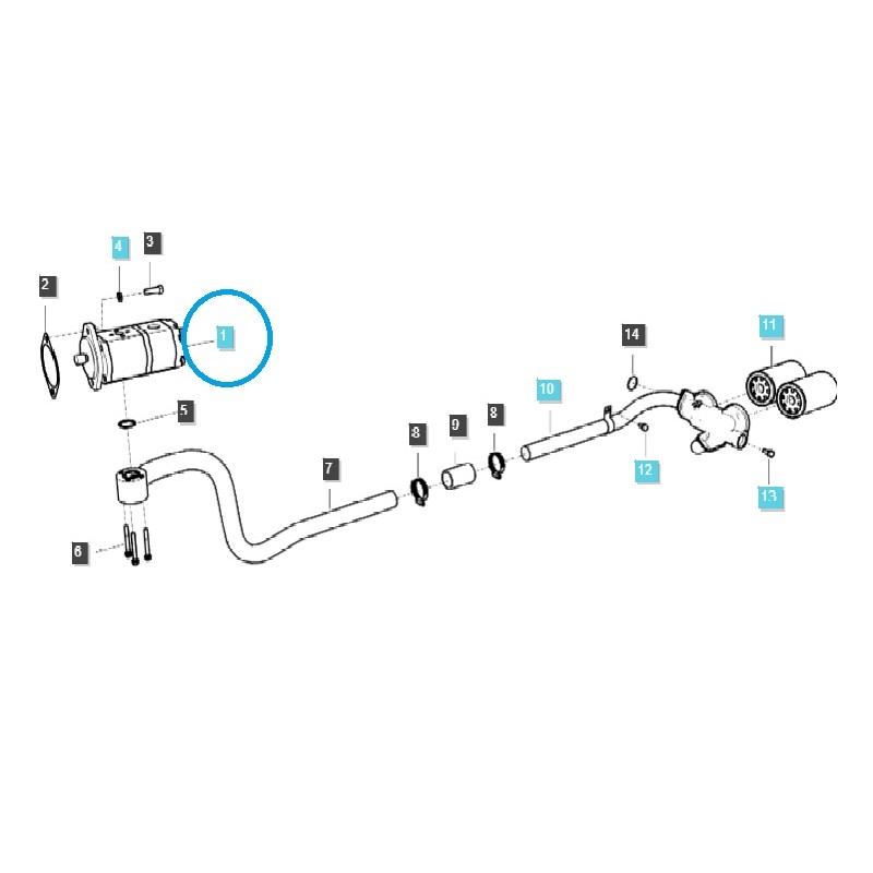 hydraulic pumps - Hydraulic pump 24/10_CW / TRG823 / LS Tractor / 40328518