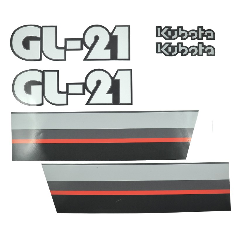 samolepky - Samolepky Kubota GL21