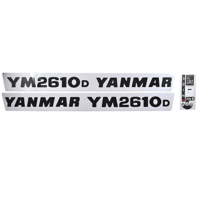 aufkleber - Yanmar YM2610D Aufkleber
