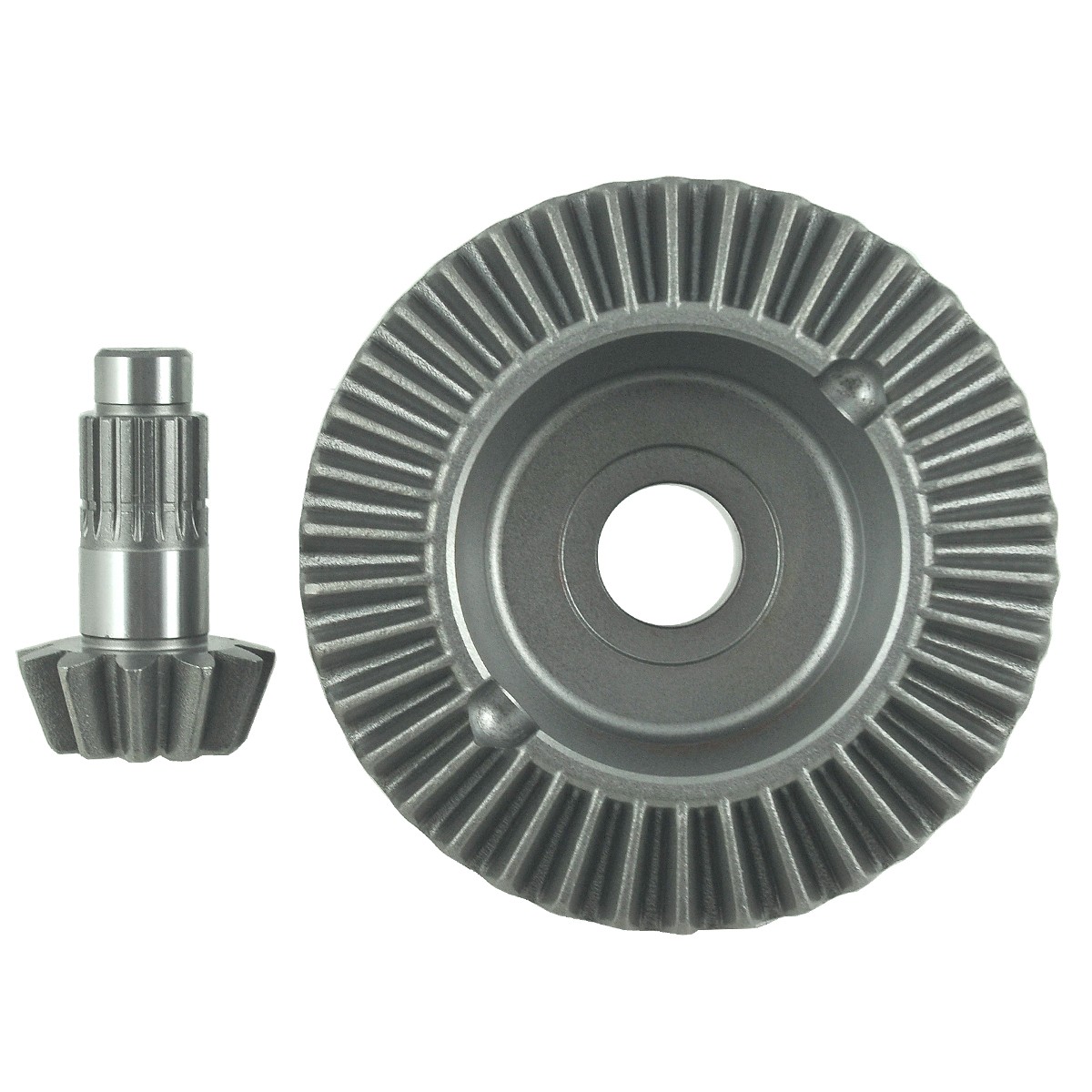 Crown wheel 38T / 113 mm + pinion shaft 11T / 18T / 62 mm / Yanmar KE-40 / KE-50 / 198165-13101