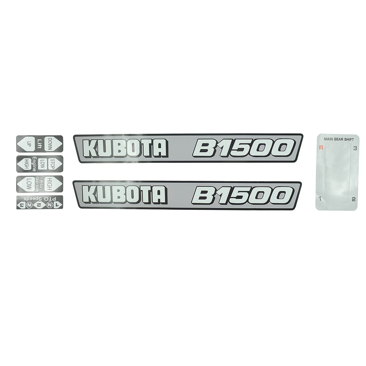Kubota B1500 Stickers
