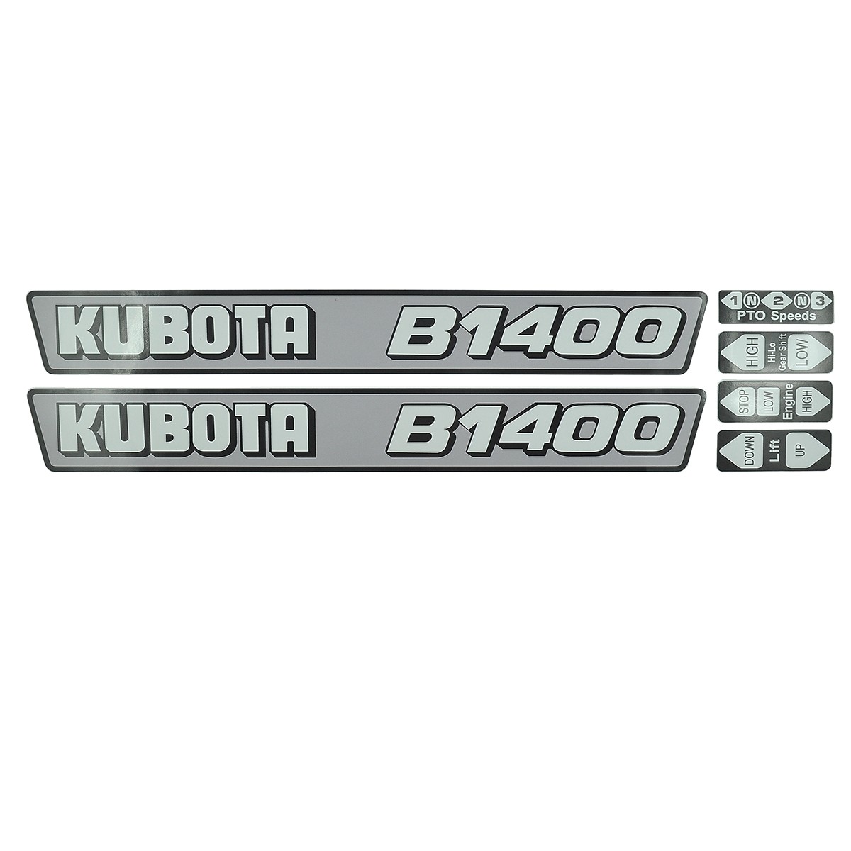 Samolepky na Kubotu B1400