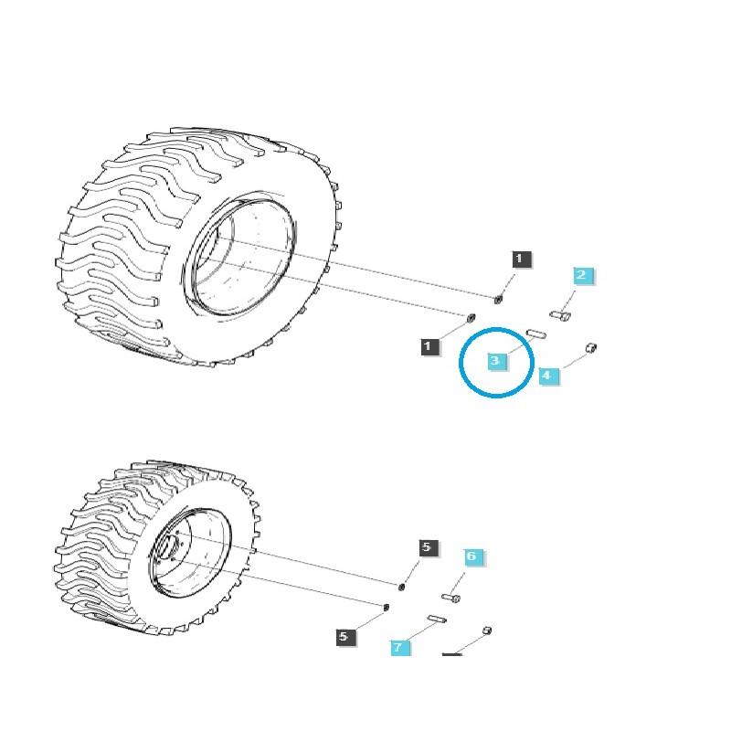 der rest - Stift, Schraube M16 x 1,5 x 30 / S167162523 / LS Traktor / 40029014