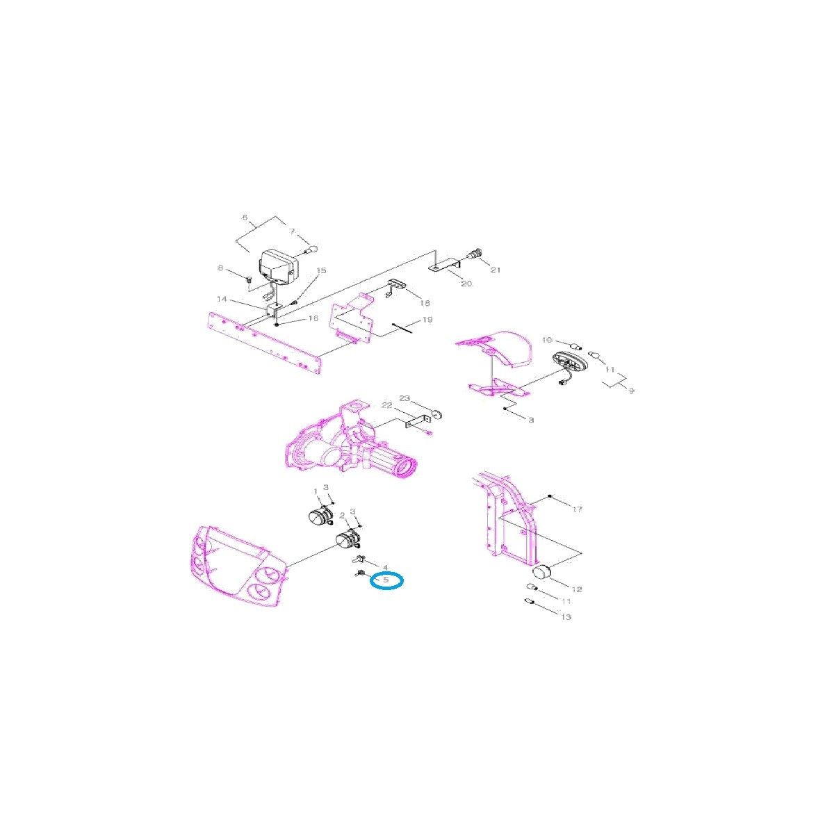 Bulb / H4 / 12V / 35W / 35W LS Tractor / A1760030 / 40007206