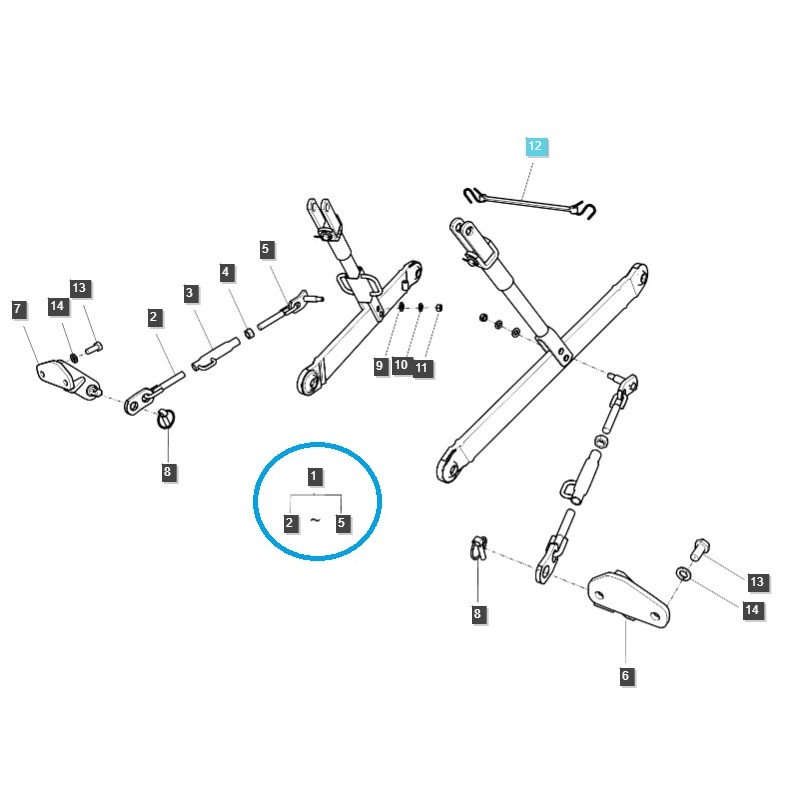 tendeurs - Tendeur pour attelage trois points / G896 / Tracteur LS 40278639