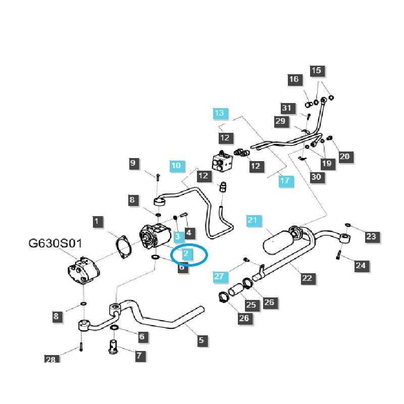 pompy hydrauliczne  - Pompa hydrauliczna główna A1823533 / TRG823 / LS Tractor / 40007565