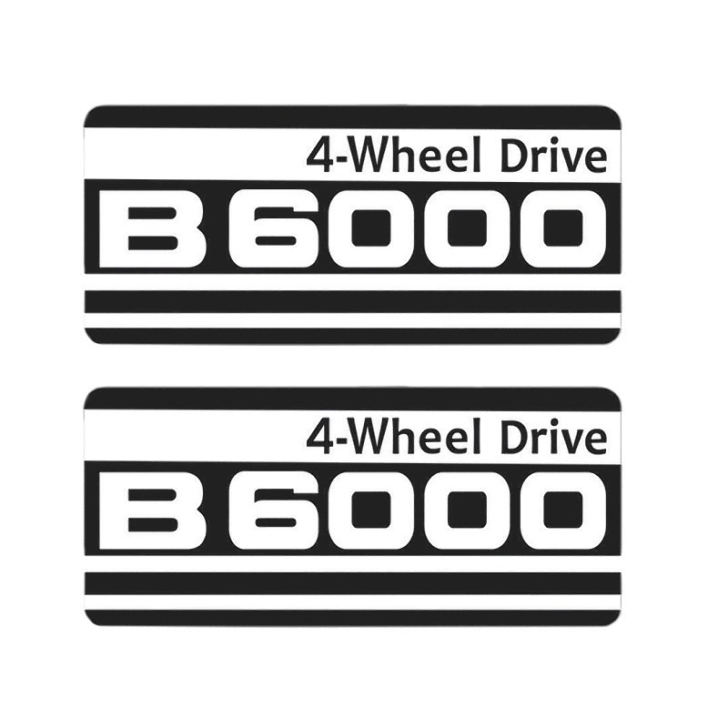 autocollants - Autocollants Kubota B6000