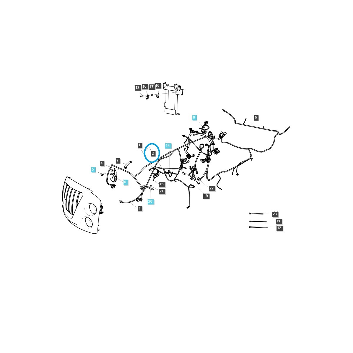 Lastrelais - Schmelzsicherung A1730045 / TRG730 / LS Traktor / 40049609