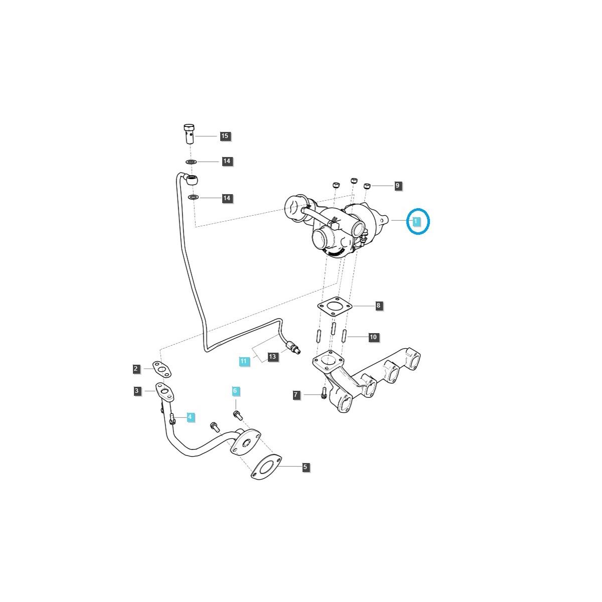 Turbodmychadlo / LS Traktor / č. 40436004 / 40006968 / Q1850001