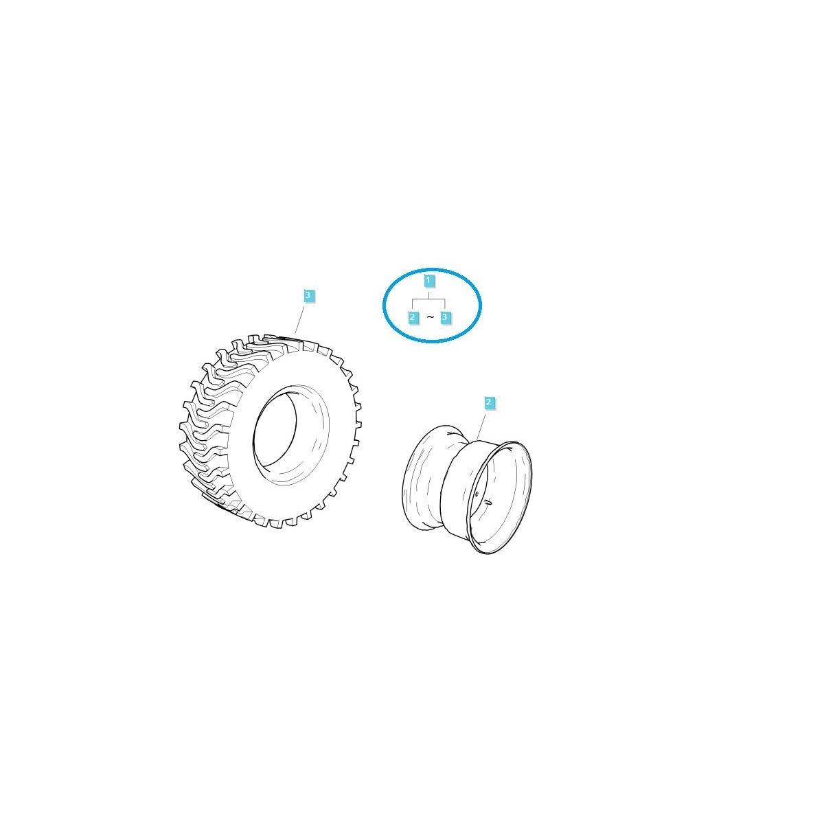 Rad 8,5x10 (4PR) / TRG490 / LS Traktor / 40389927 / 40449851