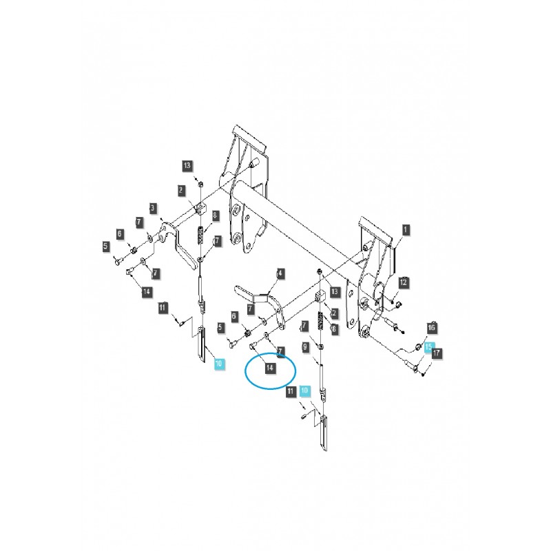teile fur ls - Laderbolzen S1056-51220 / M12 x 1,75 x 20 mm / LL2100 / LS Traktor / 40264170
