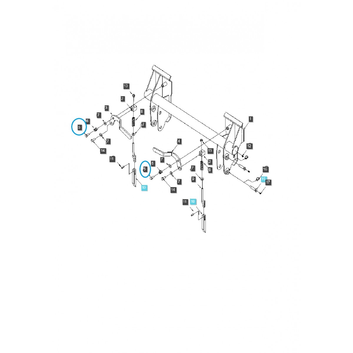 Šroub nakladače S1056-51220 / M12 x 1,75 x 35 mm / LL2100 / Traktor LS / 40264171