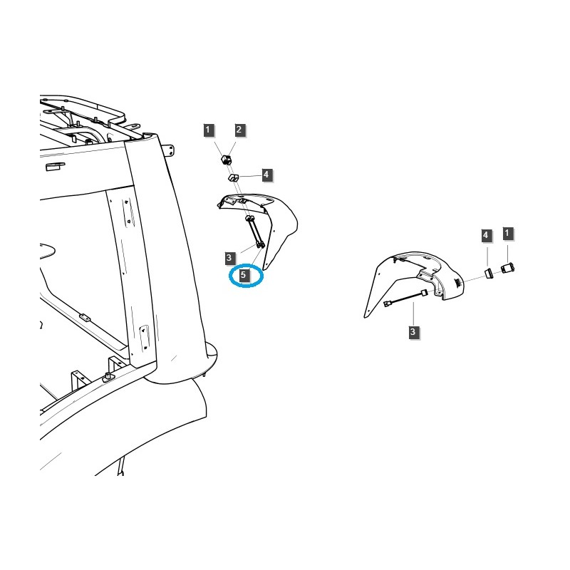 le reste - Faisceau de câbles / TRG730 / Tracteur LS n° 40419431