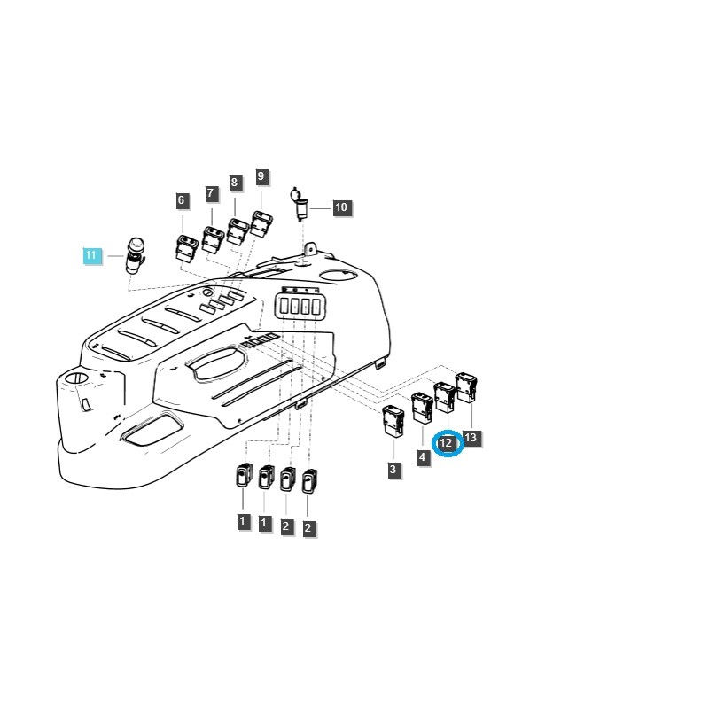 switches - Calibration Switch / TRG750 / LS Tractor / No. 40346954