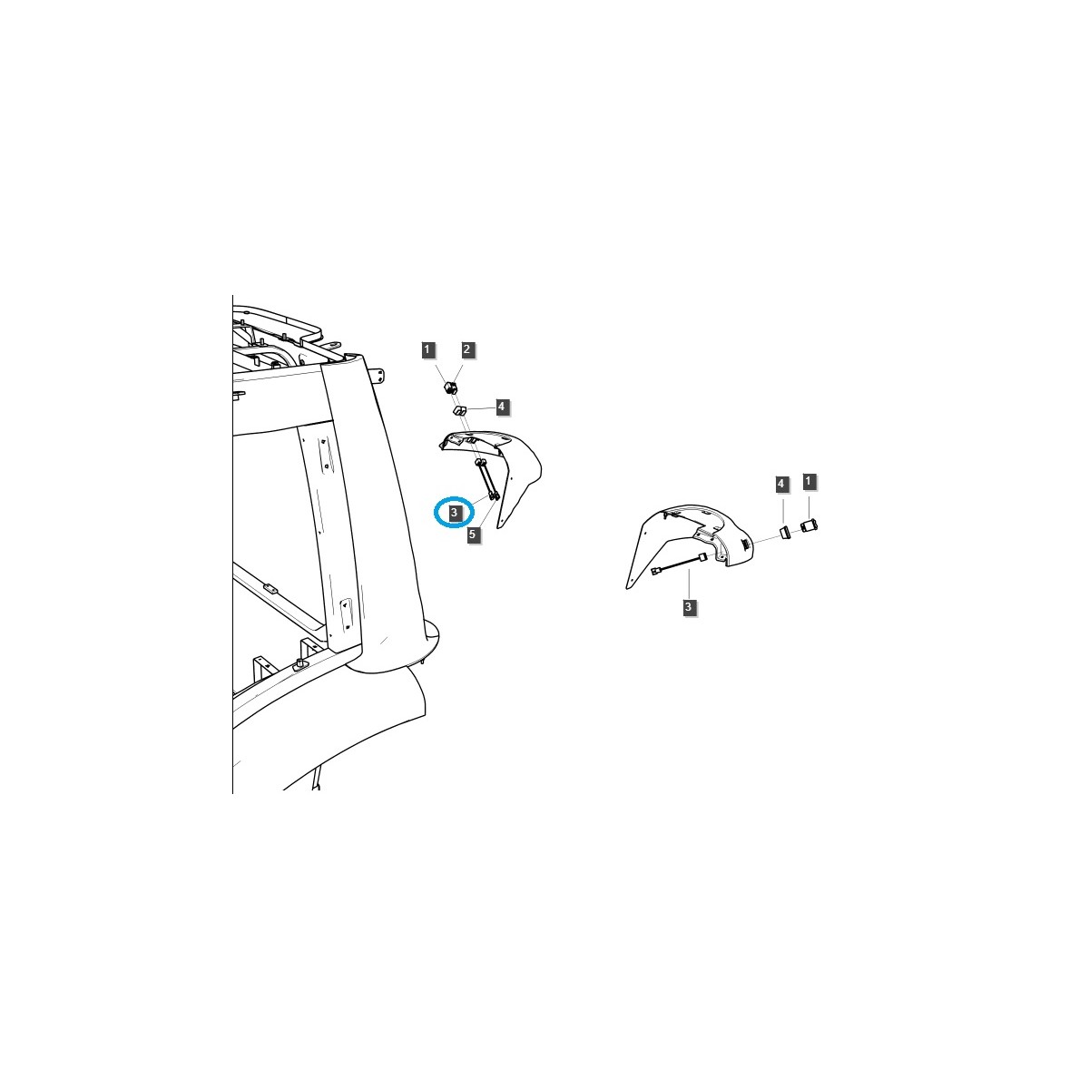 Kabelový svazek spínačů traktoru EHL/TRG730/LS č. 40419430