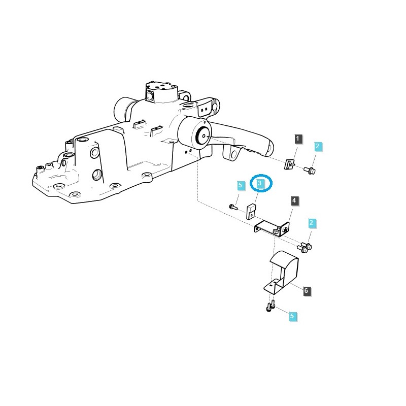 commutateurs - Interrupteur de prise de force automatique / TRG750 / Tracteur LS / N° 40031196