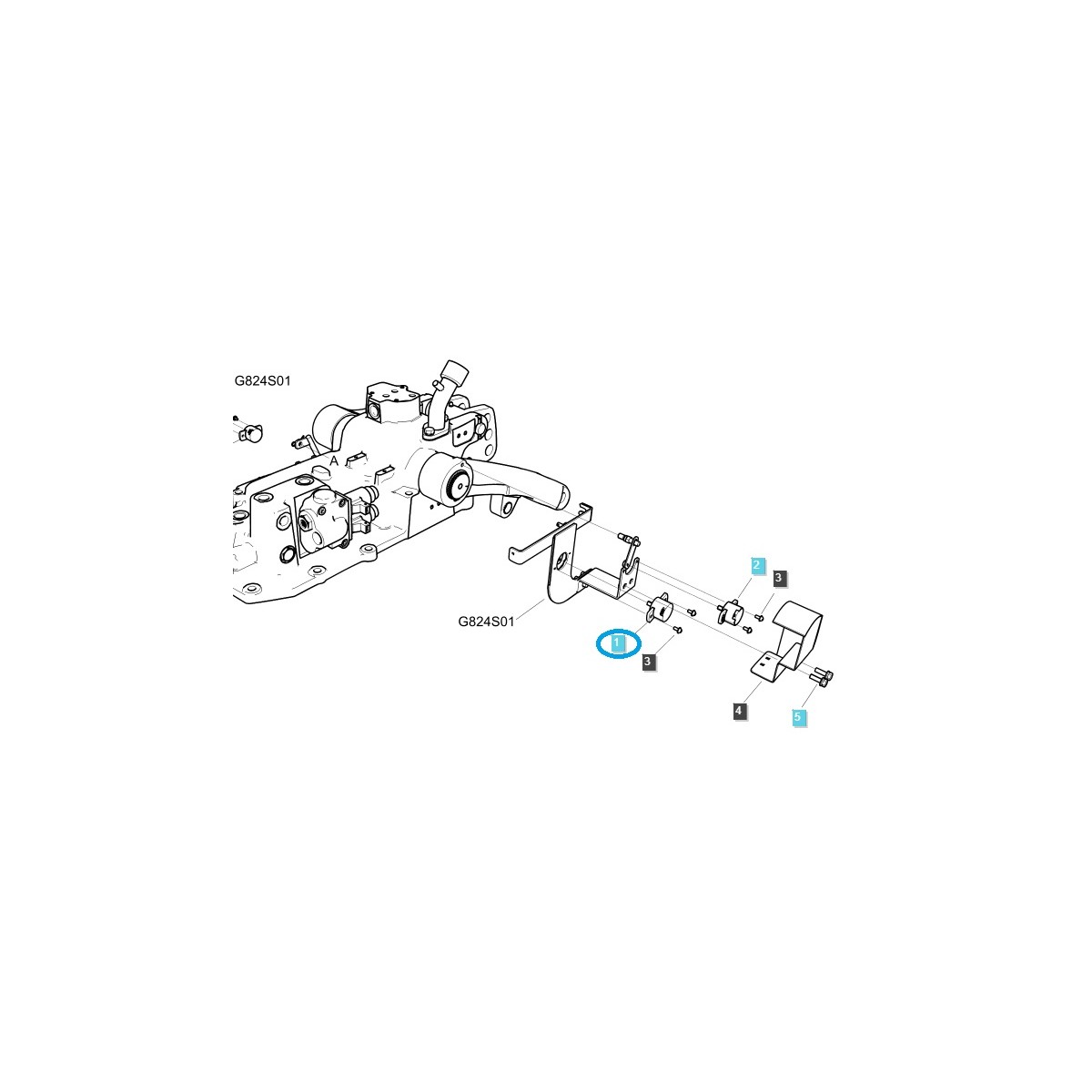 Tiefensensor / TRG750 / LS Traktor / 40181323 /40311848 / A1750353