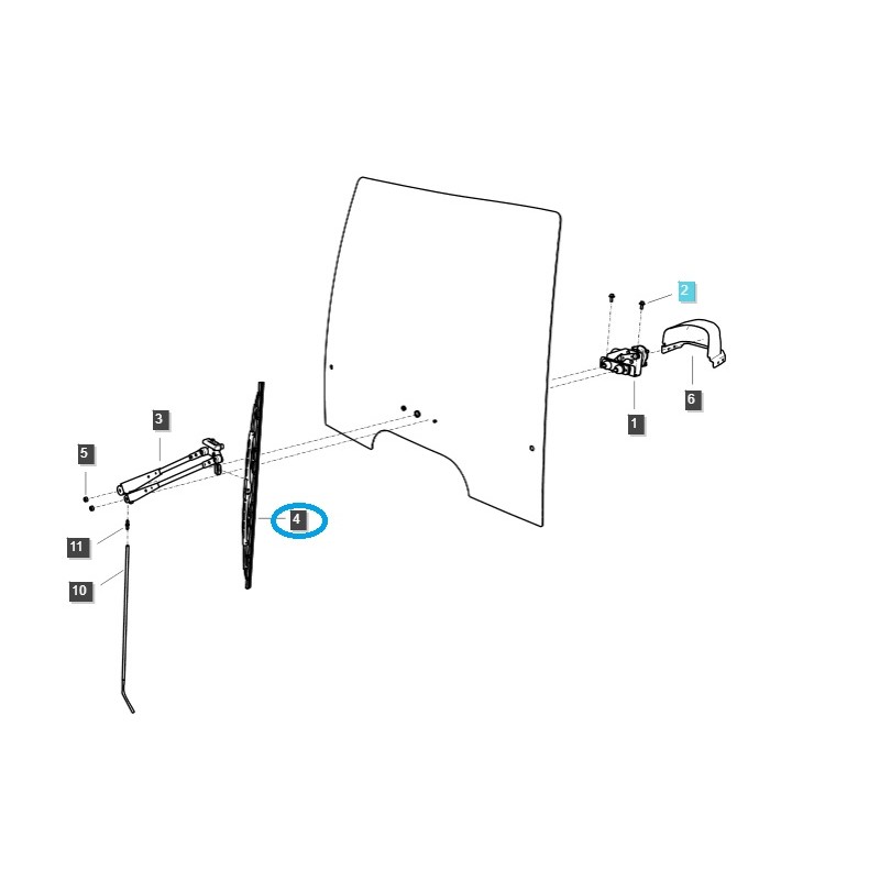 atrapy - Stieracia lišta / TRG750 / LS MT5.73 / LS MT5.68 / 40313850
