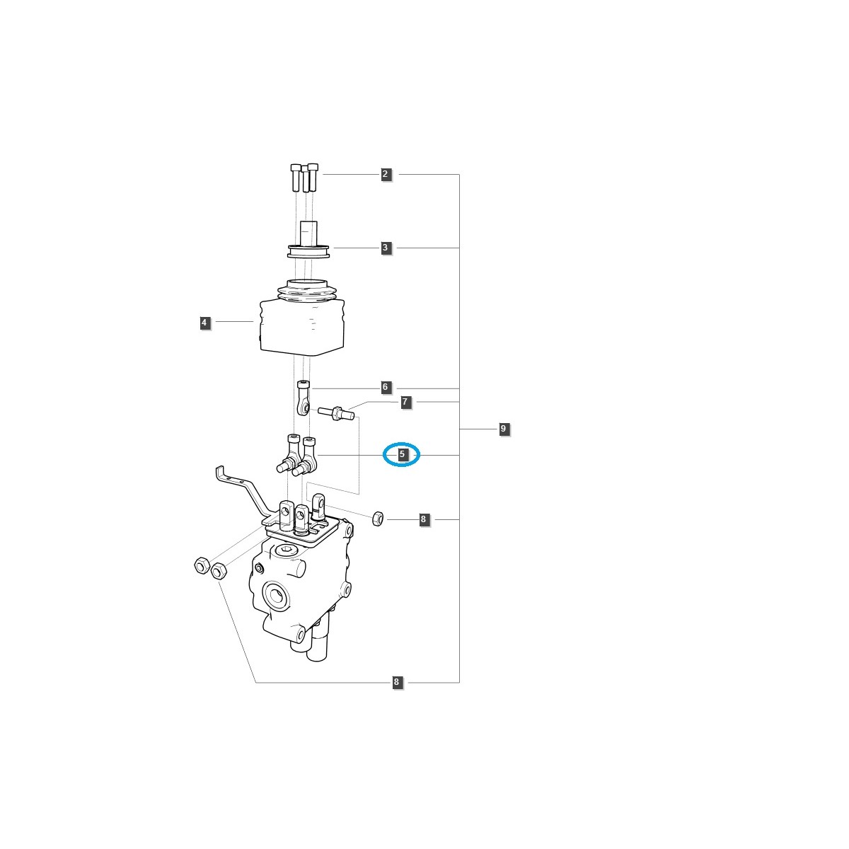 Joystick / Traktor LS / LS MT1.25 / G822 / Č. 40540631