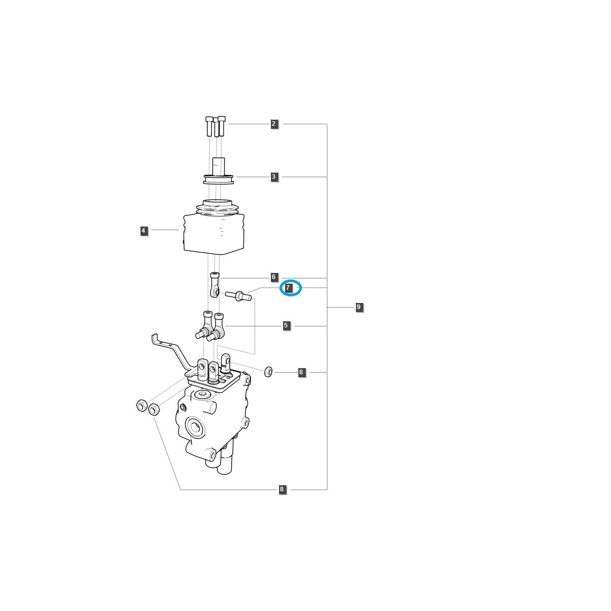 Pin Guide / TRG822 / LS Tractor 40540629