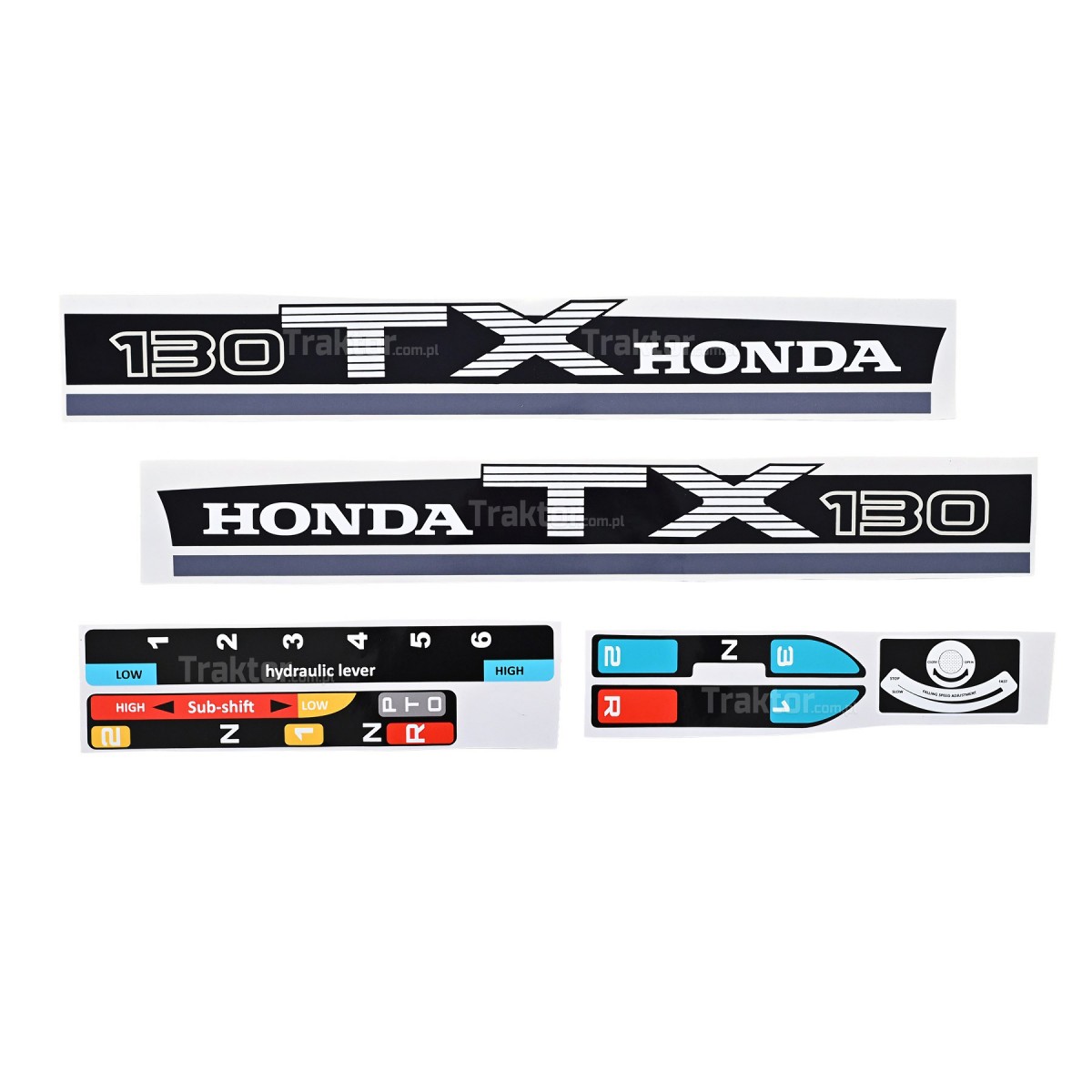 samolepky - Levá Honda TX130