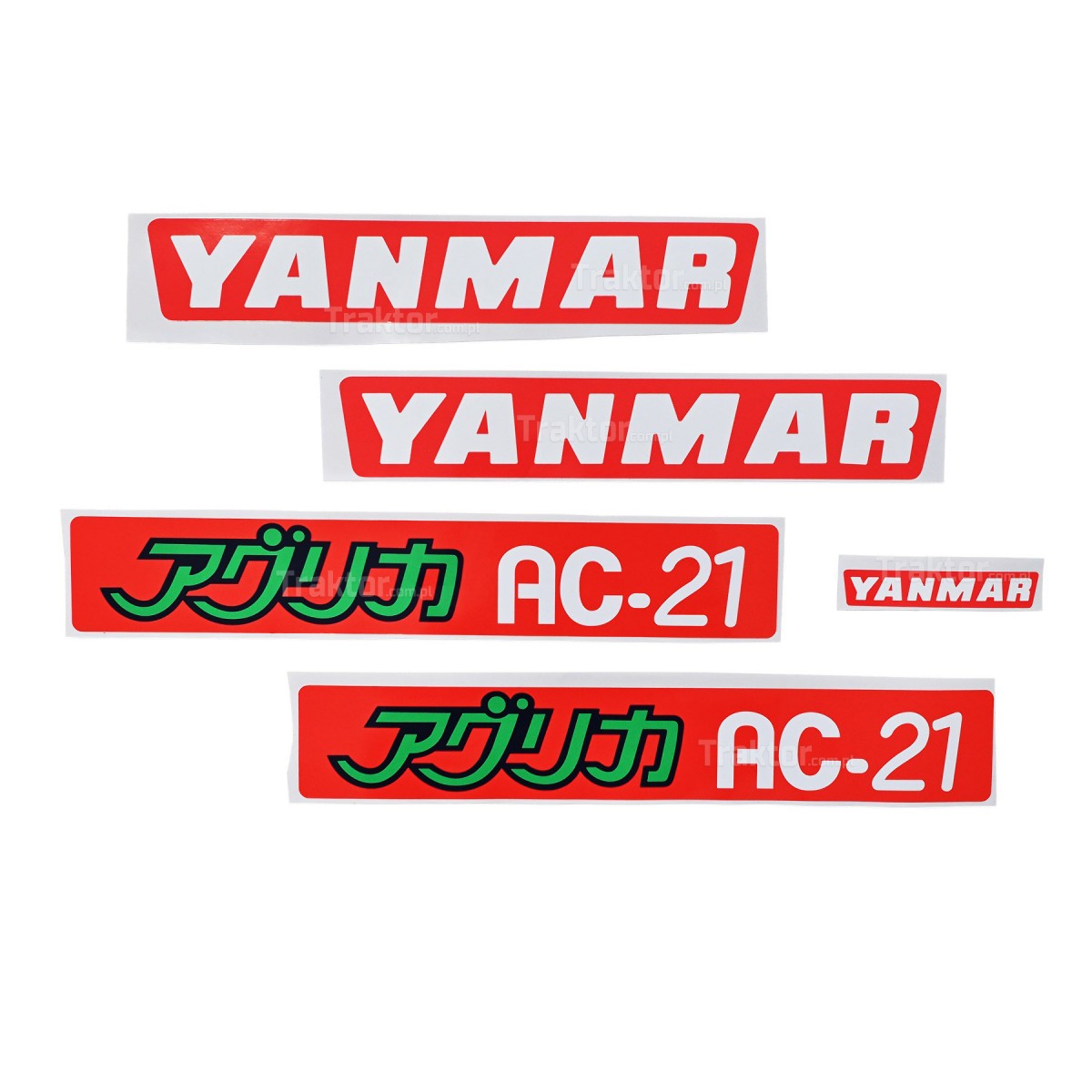 samolepky - Nakládací zařízení Yanmar AC-21