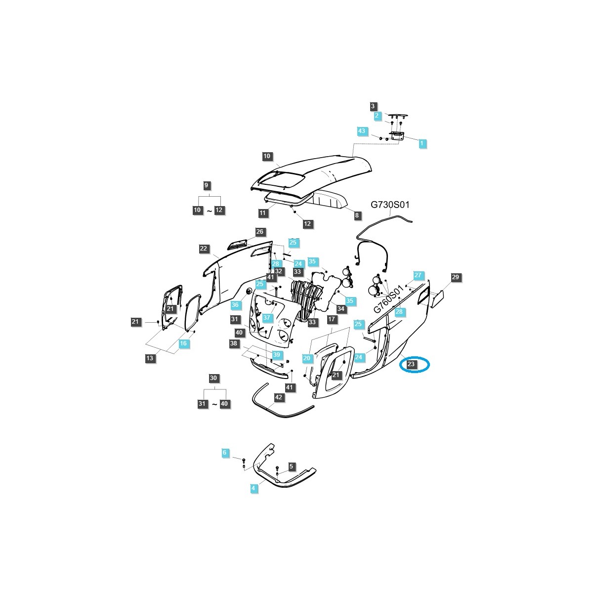 Titelbild - links - SBG830 / LS Traktor / Nr. 40010832 / A1830742