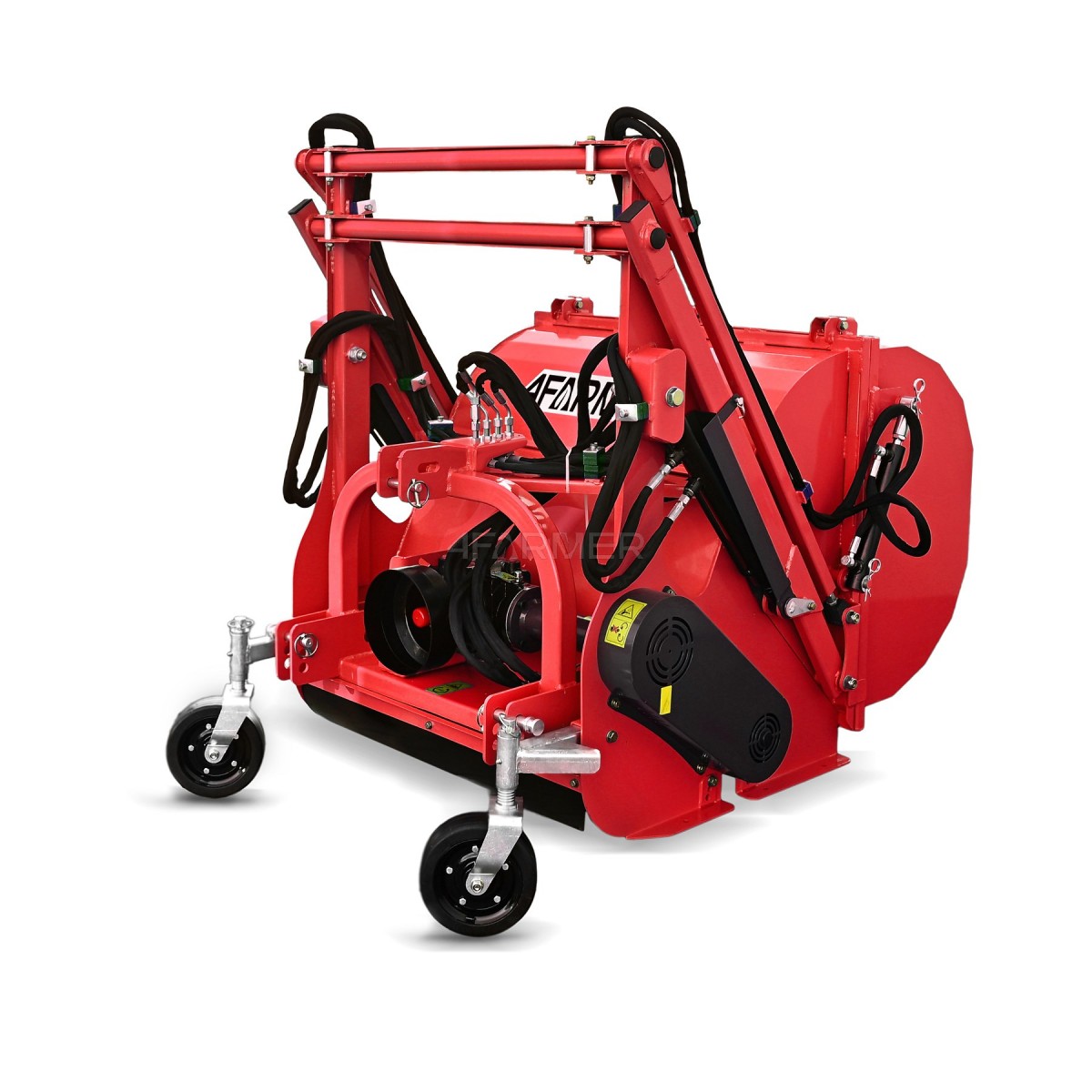 Desbrozadora de martillos con recogedor de hierba FCNL 90 Professional (descarga alta) 4FARMER