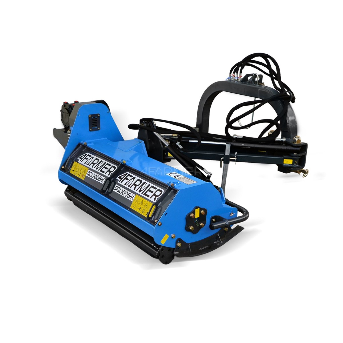 Broyeur à fléaux professionnel AGLK-K 125 (bleu) 4FARMER