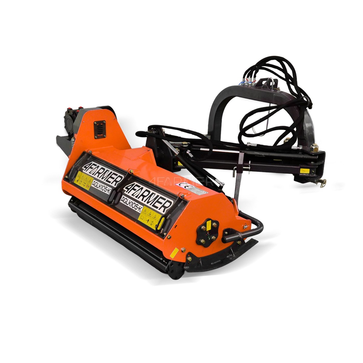 Broyeur à fléaux professionnel AGLK-K 105 (orange) 4FARMER