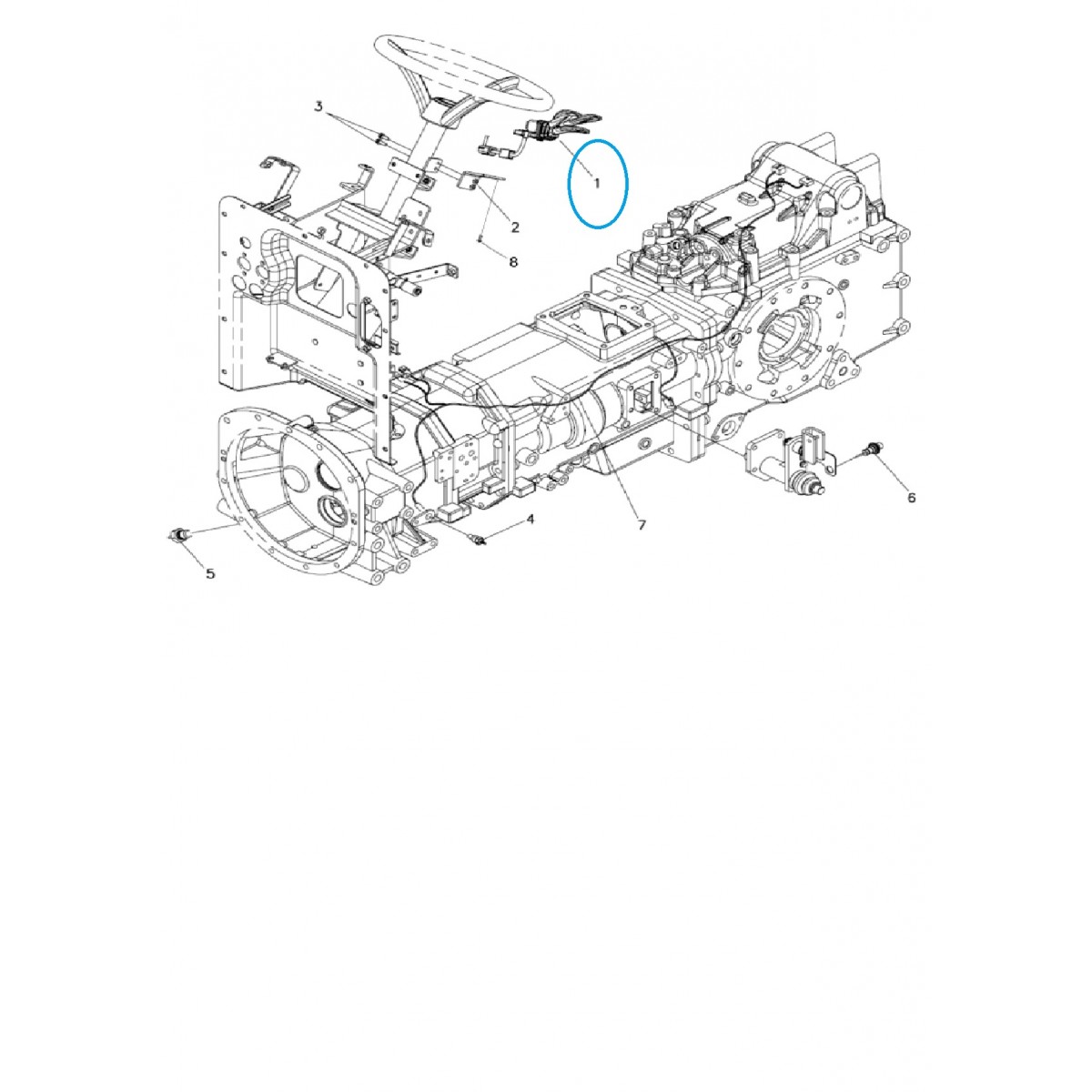 Pala Power Shuttle / TRG750 / PLUS, XU, MT7 / Tractor LS / 40538503 / 40367528 / 40281914