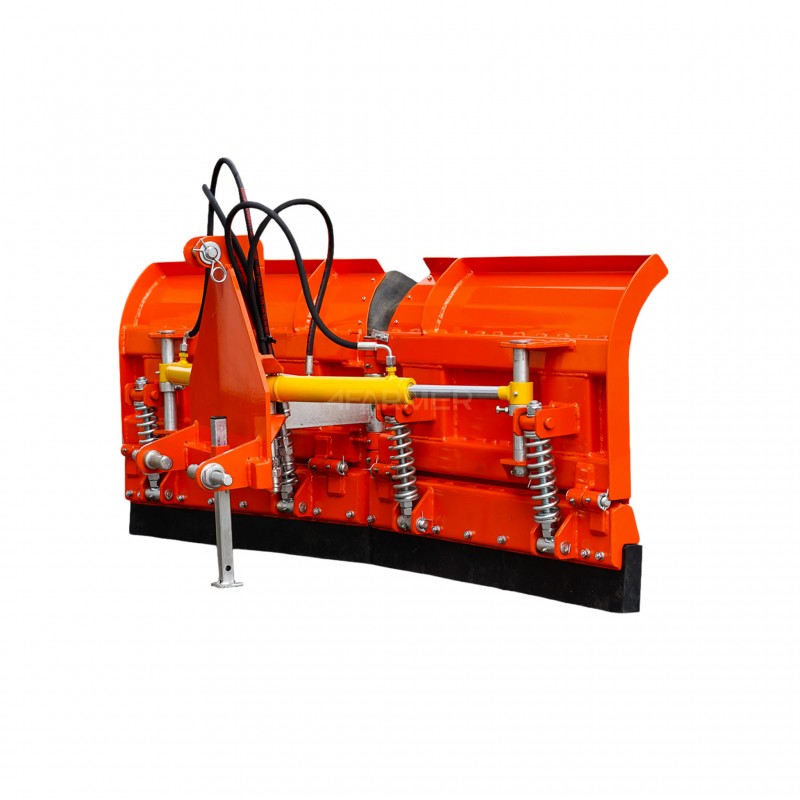 sněhové pluhy - Sněžný pluh PK 150 cm, hydraulický (tříbodový závěs) 4FARMER