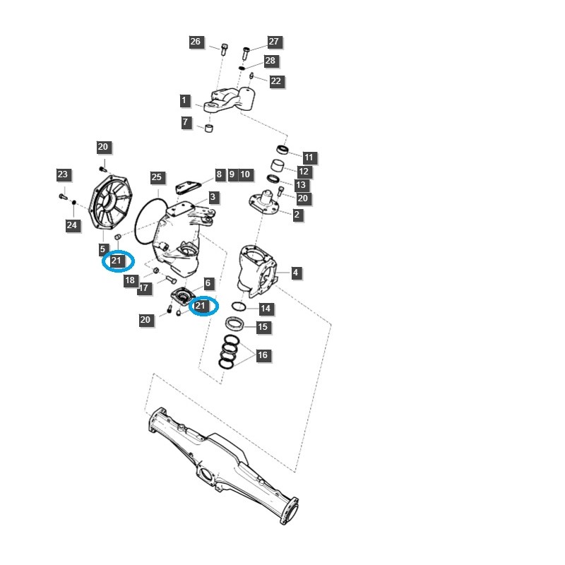 pièces détachées pour tracteur - Korek / TRG970 / Tracteur LS / 40009626