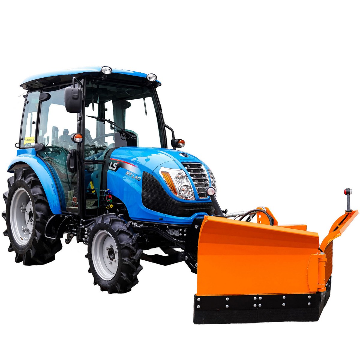 Traktor LS MT3.40 MEC 4x4 - 40 HP / kabína + snehový pluh Vario 180 cm, hydraulický (3-bodový záves) 4FARMER