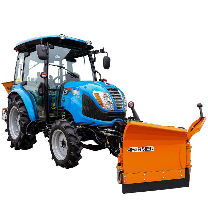 ls mt340 - LS Traktor MT3.40 MEC 4x4 – 40 PS / Kabine + Vario-Pflug 150 cm (Dreipunktaufhängung) 4FARMER + Streuer M320 4FARMER