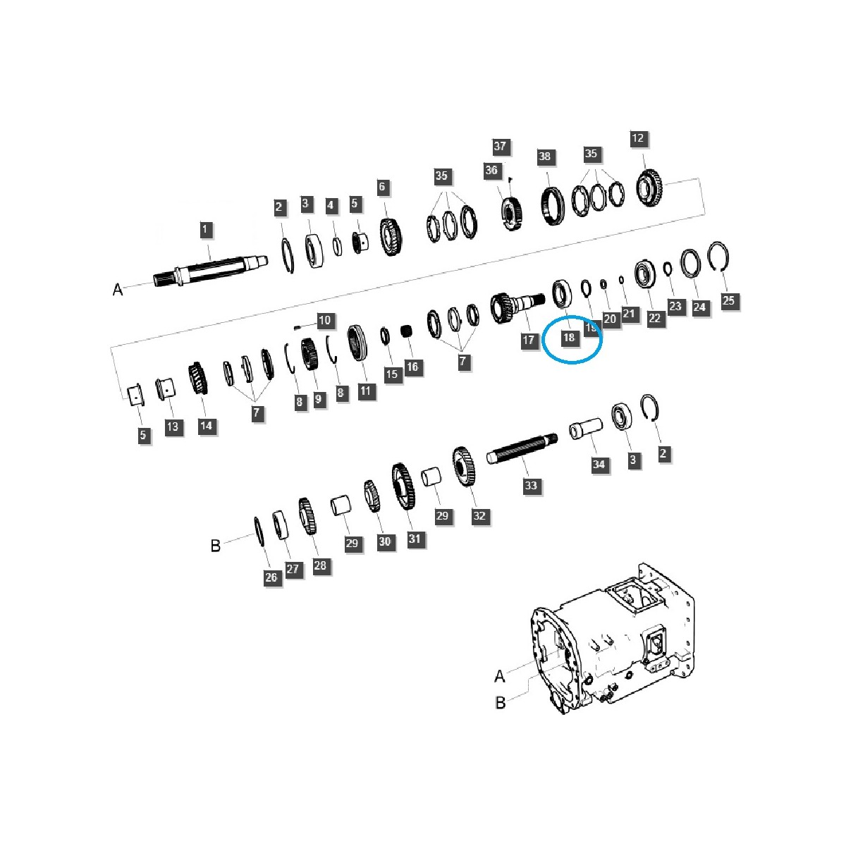ložiska - Kuličkové ložisko A0862102 / TRG281 / Traktor LS / 40226535
